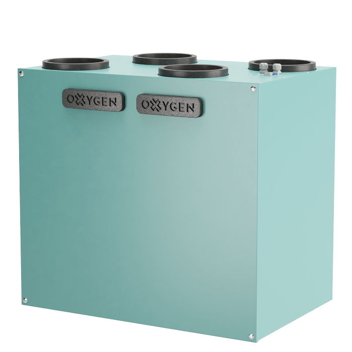 OXYGEN entalpinis sieninis rekuperatorius EASY V500E su CO2 davikliu