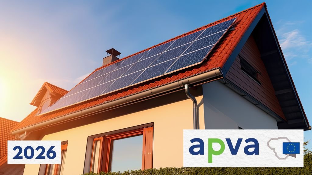 APVA parama 2026 saulės elektrinėms